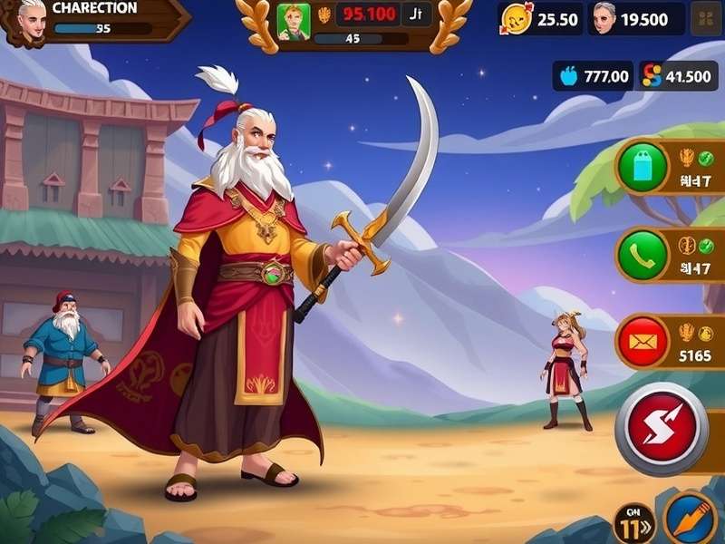 Lassi Legend Showdown character selection screen